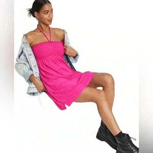 Wild Fable Sleeveless Smocked Terrycloth Dress Size XL